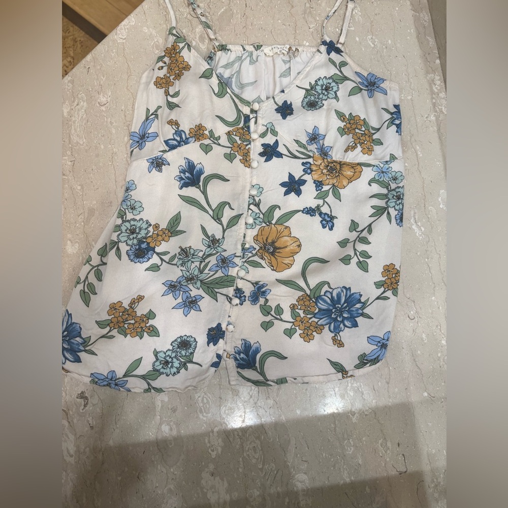 LOVESTITCH Button Front Camisole